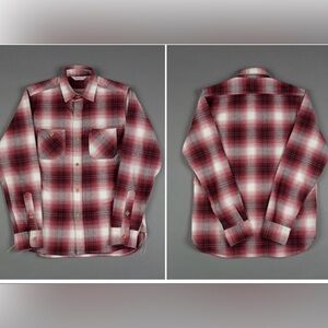 3sixteen flannel Red brushed utility shirt 2XL